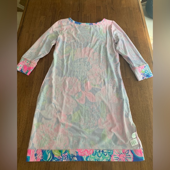 Lilly Pulitzer UPF +50 Sophie Dress SZ M Peony For Your Thoughts - Picture 15 of 16